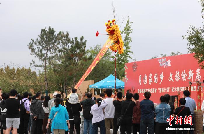 河北沧州:非遗进景区狮城韵味浓