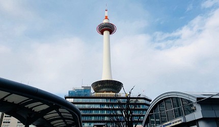京都景点推荐京都车站、京都塔照片